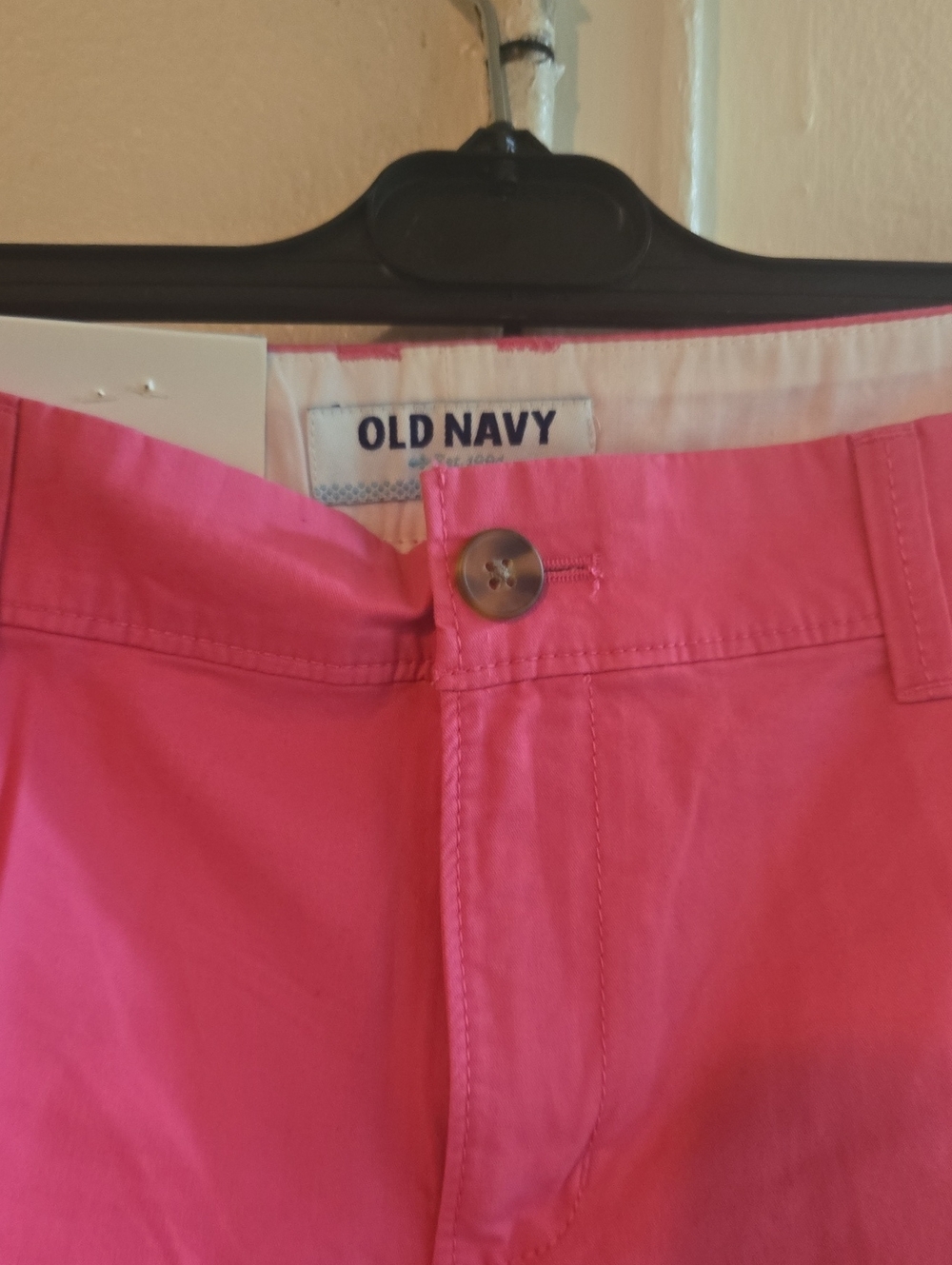 Old Navy Hot Pink Chino Shorts